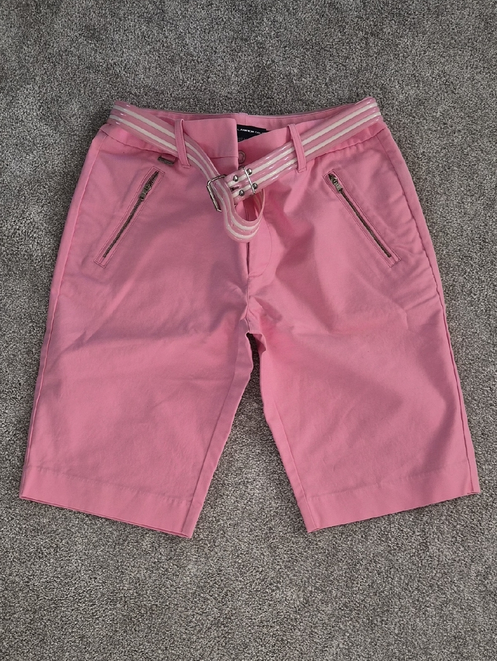 Ralph Lauren Pink Golf Shorts with White Trim
